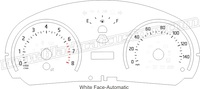 2011-2015 Scion tC White Gauge Face