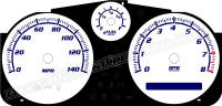 Pontiac Solstice 140mph C Style Gauge Face